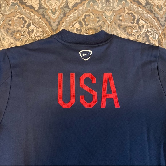 Mint Vintage Nike Therma Fit 2008 USA USWNT Soccer Pullover Women’s Sz M Worn 1x - Picture 5 of 11